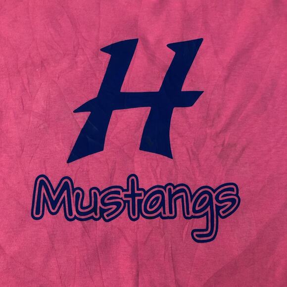 Pink ‘H Mustangs’ Graphic Number Tee - Picture 3 of 4